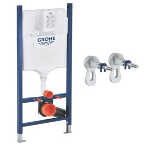Комплект Grohe Set Унітаз ELLIPSE-0305-T3 система змиву TORNADO 3.0 + Інсталяція Grohe Rapid SL UA388400WG + панель змиву 38732000 (UA388400WGELLIPS0305T3)