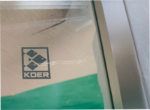 Душова кабіна без піддону KOER SR SC04-90x90x195-TR-02 прозоре скло EASY CLEAN 5мм SS COLOR (KR5682)