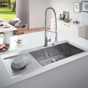 Мийка кухонна Grohe EX Sink K1000 (подвійне крило зліва) (31582SD0)