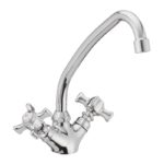 Змішувач для кухні HAIBA ZEUS 271 NUT (Колір хром) (HB0430)