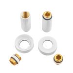Комплект подовжувачів 1/2Fx1/2M білий KOER KF.SET.06MF WHITE (KR5850)