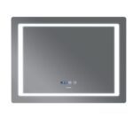 Дзеркало MIXXUS STYLE MR03-70x50 з LED Touch, Anti-fog, димером, рег. яскравості, годинником (MI6006)