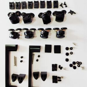 Душова кабіна без піддону MIXXUS PREMIUM DIVERSE SC01-90x90x195-TR BLACK прозоре скло 5мм (MI6860)