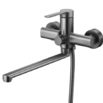 Змішувач для ванни MIXXUS LORD 006 EURO GRAPHITE (Колір графіт) (MI7142)