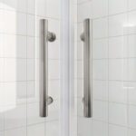 Душова кабіна без піддону KOER SR SC04-90x90x195-TR-02 прозоре скло EASY CLEAN 5мм SS COLOR (KR5682)