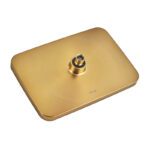 Душова колона MIXXUS PREMIUM VIRGO 009-J BRUSHED GOLD з термостат. змішувачем, 3 функції (Колір матове золото) (MI6649)