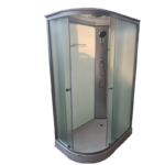 Бокс душовий без гідромасажу з низьким піддоном MIXXUS WAVE SB02-120x80x215-R-FB SATIN матове скло 4мм (MI6893)