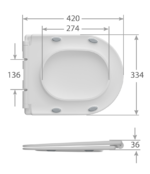 Унітаз-компакт MIXXUS BEVEL-0407-T1 630х350х795mm система змиву TORNADO 1.0 (MI6690)
