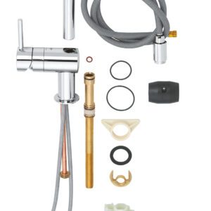 Змішувач для кухні з висувним виливом Grohe Minta (32918000)