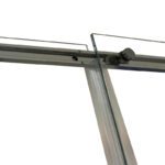 Душова кабіна без піддону KOER SR SC03-90x90x200-TR-01 прозоре скло EASY CLEAN 6мм хром (KR5356)
