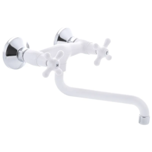 Змішувач для кухні PLAMIX AMAX-361 WHITE (Колір білий) (PM0583)