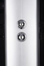 Бокс душовий з гідромасажем з низьким піддоном MIXXUS STRONG SBH02-90x90x215-FB SATIN матове скло 4мм (MI6890)