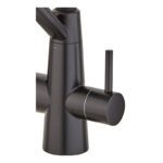 Змішувач для кухні MIXXUS FUL-021 BLACK REFL.BLACK з гнучким виливом з нерж. сталі SUS304 з виходом для питної води (Колір чорний+вилив чорний) (MI6021)