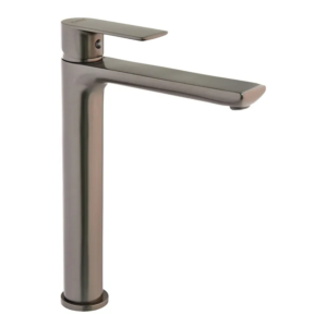 Змішувач для умивальника високий HAIBA ALEX 001 HIGH NUT GRAPHITE (Колір графіт) (HB3994)