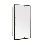 Душова кабіна без піддону MIXXUS PREMIUM BEVEL SC01-100x80x195-TR BLACK прозоре скло 6мм (MI6870)