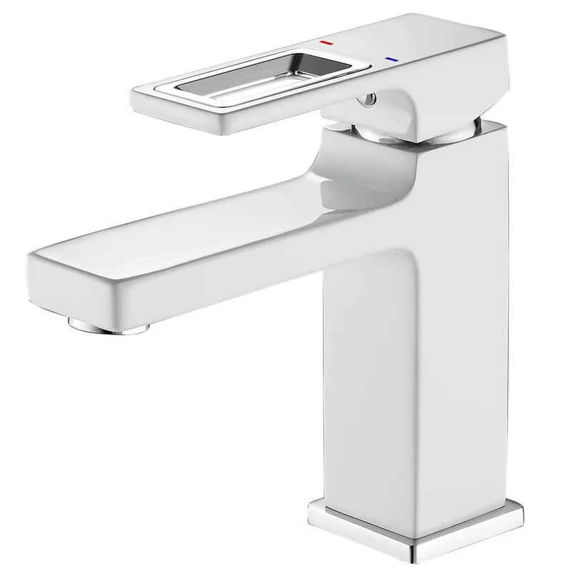 kcs-83bc10048839784c58f89ddc.png Змішувач для умивальника MIXXUS PREMIUM DANTE 001 NUT WHITE-CHROME (Колір білий/матовий хром) (MI6792)