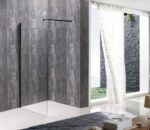 Душова перегородка Walk-In MIXXUS PREMIUM FLAT SP02-120x200-TR BLACK прозоре скло 8мм (MI6857)