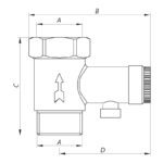 Запобіжний клапан для бойлера 1/2 "Koer KR.1039 (KR2674)