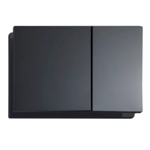 Панель змиву KOER KT-0610-05 240x160x32mm пластикова, кнопка квадратна (колір чорний матовий) (KR6136)