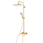 Душова колона зі змішувачем HAIBA GAUDI 009-J BRUSHED GOLD (Колір матове золото) (HB9584)