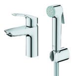 Змішувач для раковини з гігієнічним душем Grohe Eurosmart New (23124003)