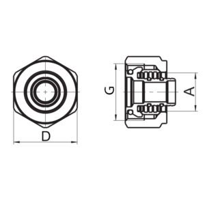 Євроконус Roho R581-075 - 3/4"EK 16х2 (RO0247)