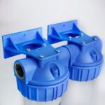 Фільтр для очищення води подвійний SANTAN Double Arctic 3PS, 1/2", корпус, кріплення, ключ (без картриджа)