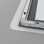 Дзеркало MIXXUS PREMIUM OLIVARY MR19-90x70-REVERSE з LED Touch, Anti-fog, димером (3-6,5kK) (MP6630)
