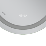 Дзеркало MIXXUS PREMIUM ELLIPSE MV05-80x60-REVERSE з LED Touch, Anti-fog, димером (3-6,5kK) (MP6642)