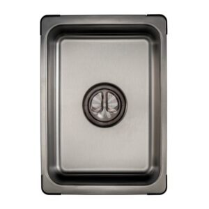 Мийка з нерж. сталі MIXXUS MS7546-SET-01 MICRO DECOR SS COLOR (3.0/0.8) комплект (колір нержавійка) (MI8391)
