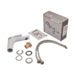 Змішувач для умивальника MIXXUS PREMIUM DERBY 001 NUT WHITE-CHROME (Колір білий/матовий хром) (MI6613)