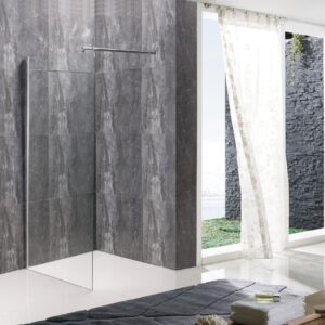 Душова перегородка Walk-In MIXXUS PREMIUM FLAT SP01-120x200-TR CHROME прозоре скло 8мм (MI6852)