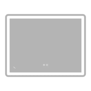 Дзеркало ZERIX MIRRA MR05-90x70-REVERSE з LED Touch, Anti-fog, димером, рег. яскравості (ZX6059)