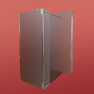 Душова перегородка Walk-In KOER SR SP03-120x200-TR-01 прозоре скло EASY CLEAN 8мм хром (KR5398)