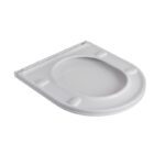 Сидіння-кришка для унітазу MIXXUS SEAT COVER ELLIPSE-BEVEL-2002 430x360x30mm дюропластове швидкознімне з мікроліфтом (MI8427)