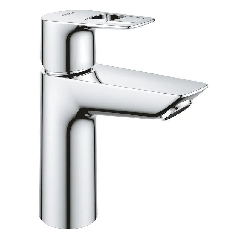 kcs-aa15363c6ef0699bb5da96ce.png Одноважільний змішувач для раковини M-Size Grohe BauLoop New з нажимним донним клапаном (23886001)