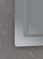 Дзеркало MIXXUS STYLE MR03-70x50 з LED Touch, Anti-fog, димером, рег. яскравості, годинником (MI6006)