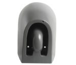 Унітаз підвісний MIXXUS PREMIUM ELLIPSE-0308-T3 GRAY 490x360x360mm система змиву TORNADO 3.0 (MP6654)