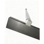 Шторки скляні на ванну розсувні KOER SR BS06-120x150-TR-07 прозоре скло EASY CLEAN 6мм графіт (KR5947)