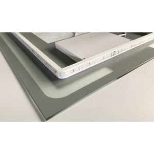 Дзеркало ZERIX PRIME MR02-60x80 з LED Touch, Anti-fog, димером, рег. яскравості (ZX6051)