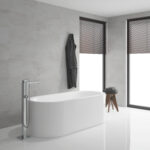 Підлоговий змішувач для ванни Grohe Eurocube (23672001)