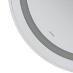 Дзеркало MIXXUS PREMIUM ELLIPSE MV05-80x70-REVERSE WHITE з LED Touch, Anti-fog, димером (3-6,5kK) (MP6645)