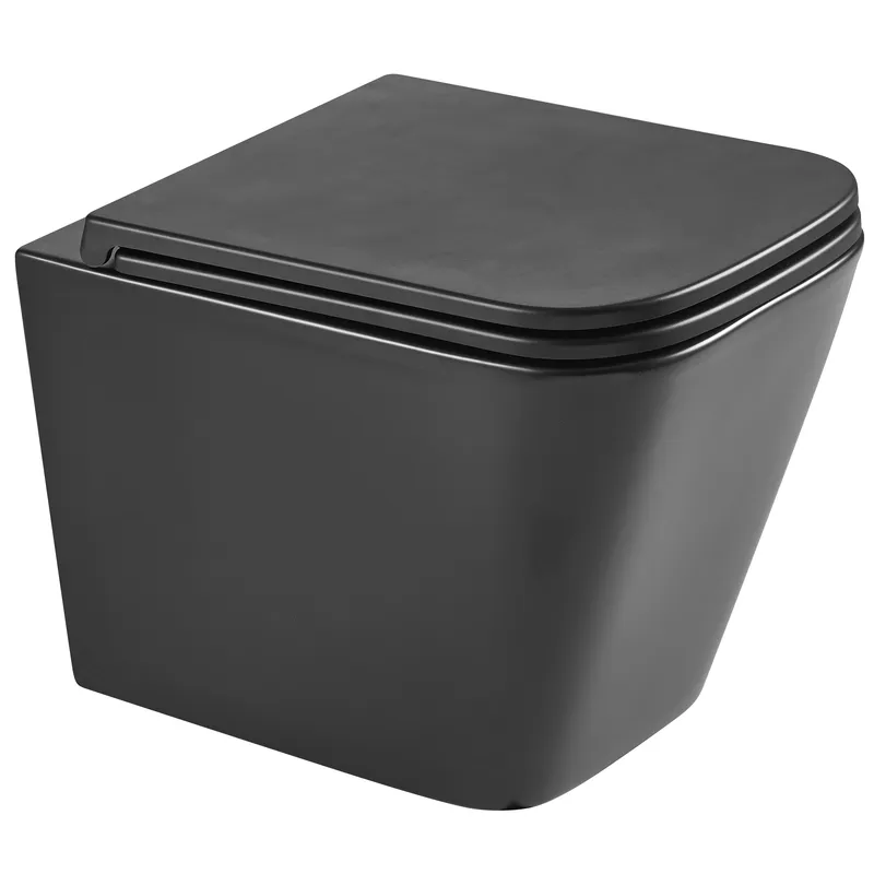 kcs-b9e4b1e63a54fce8b4f90f83.png Унітаз підвісний MIXXUS PREMIUM QUADRO-0301-T3 BLACK 490х340х360mm система змиву TORNADO 3.0 (MP6587)