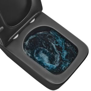 Унітаз підвісний MIXXUS PREMIUM QUADRO-0301-T3 BLACK 490х340х360mm система змиву TORNADO 3.0 (MP6587)