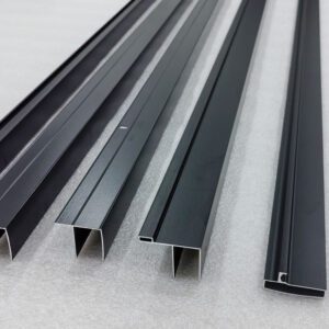 Двері у нішу розсувні MIXXUS PREMIUM DIVERSE SD01-100x185-TR BLACK прозоре скло 5мм (MI6876)