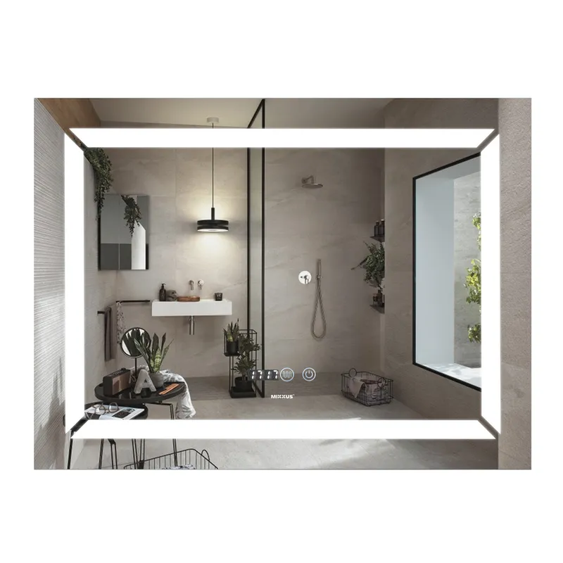 kcs-ba70942aa79841891a561388.png Дзеркало MIXXUS LIGHT MR01-80x60 з LED Touch, Anti-fog, димером, рег. яскравості, годинником (MI5998)
