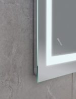 Дзеркало MIXXUS WARM MR12-80x60-REVERSE з LED Touch, Anti-fog, димером, рег. яскравості (MI6672)