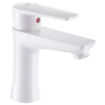 Змішувач для умивальника PLAMIX OSCAR-001(W) WHITE (без підведення) (Колір білий) (PM0601)