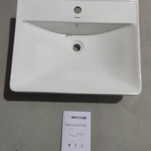 Раковина меблева MIXXUS PREMIUM STYLE-1501 600х480х190mm (отвір під змішувач, перелив) (MP6498)