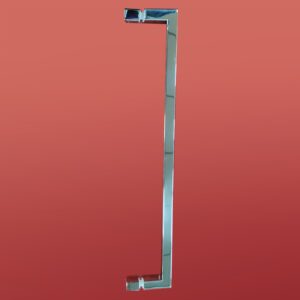 Шторки скляні на ванну розпашні KOER SR BS02-80x140-TR-01 прозоре скло 6мм хром (KR5401)